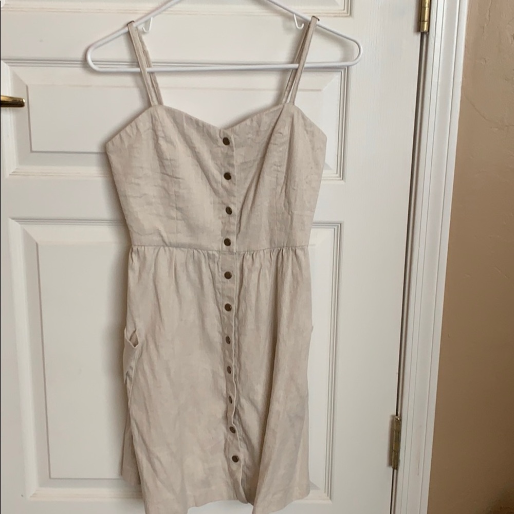 Button up dress